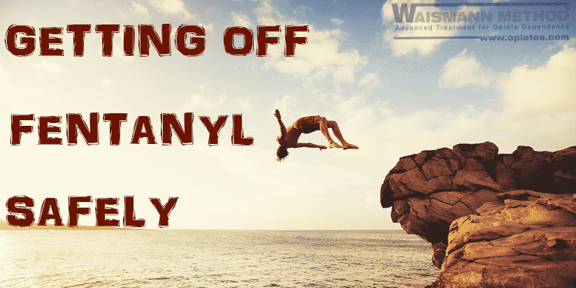 Safe fentanyl detox treatment- man diving off cliff into sea | get off fentanyl
