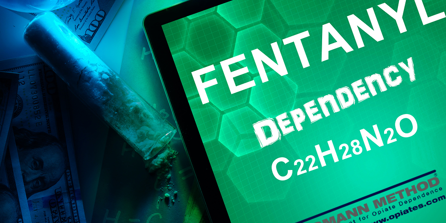 A picture with Fentanyl Dependency written on it and The Weismann Method.