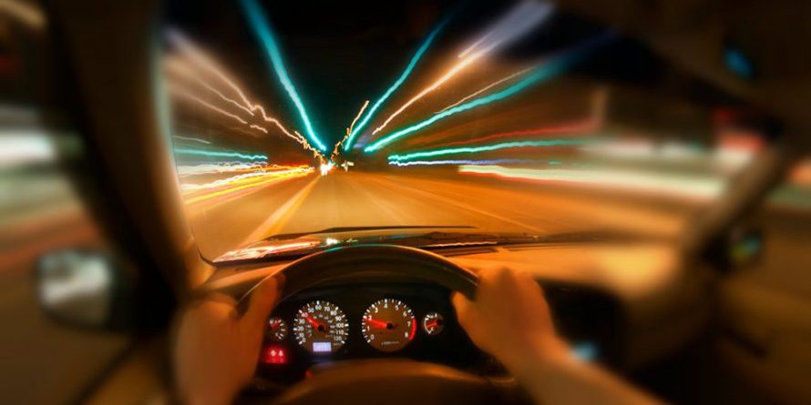 Driving-While-Impaired-By-Opiates-890×595 Hands holding steering wheel as man drives car with impaired vision