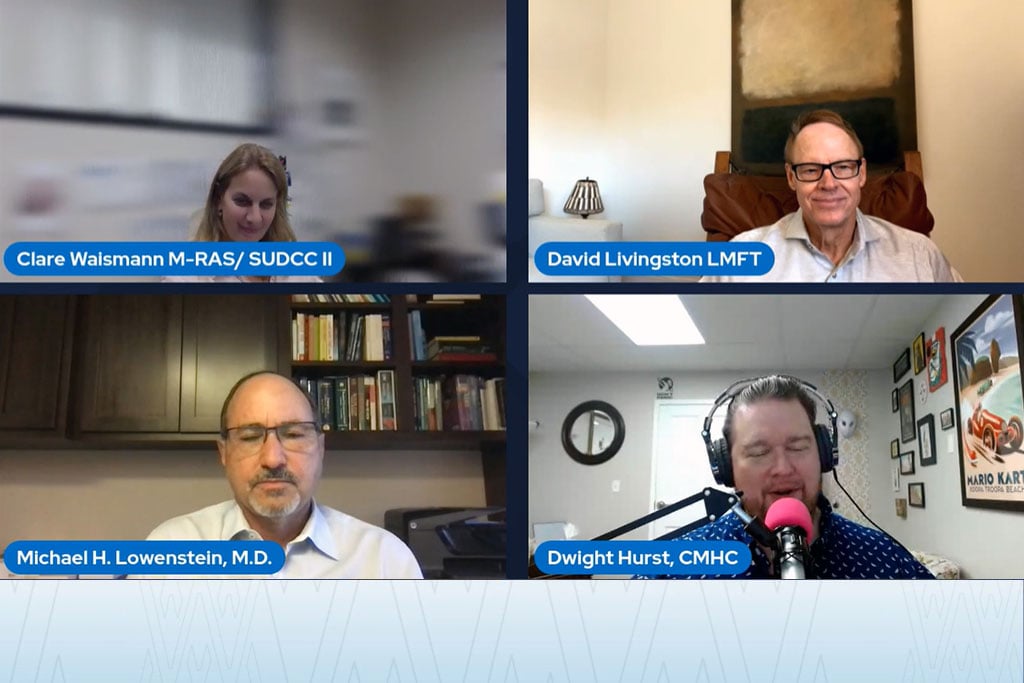 Screengrab of Waismann Method podcast hosts - Understanding Opioid Addiction: Expert Insights and Recovery Strategies