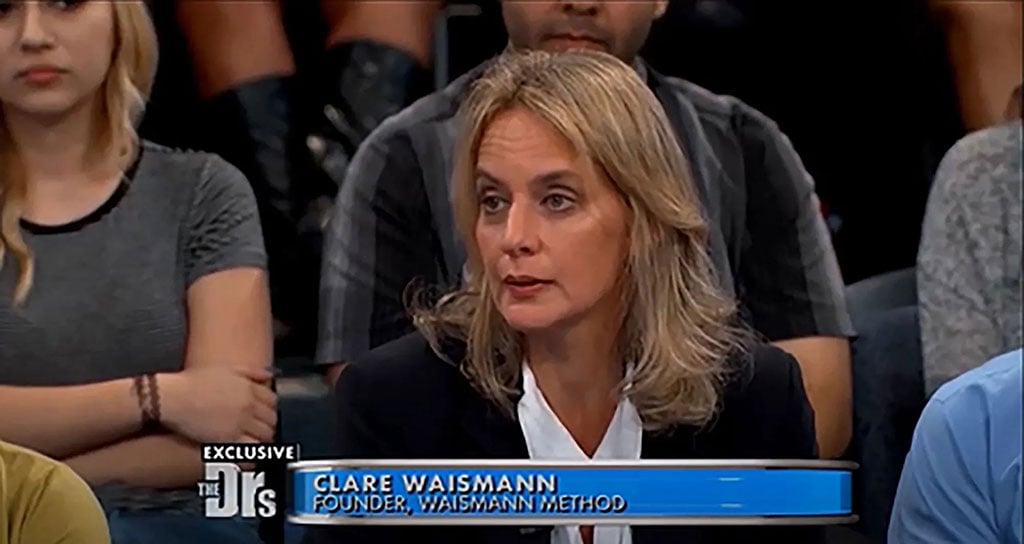 A photo of Clare Waismann, Waismann Method Founder, on the Doctors talk show